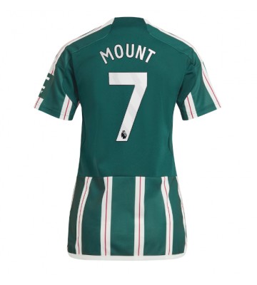 Manchester United Mason Mount #7 Udebanetrøje Dame 2023-24 Kort ærmer